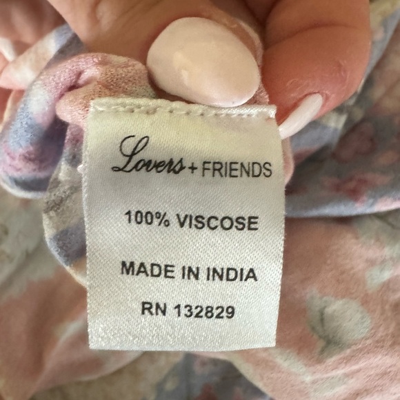 Lovers + Friends Better Vibes Kimono Dress Sz Small Fairy Wistful Romantic Boho - Picture 9 of 10